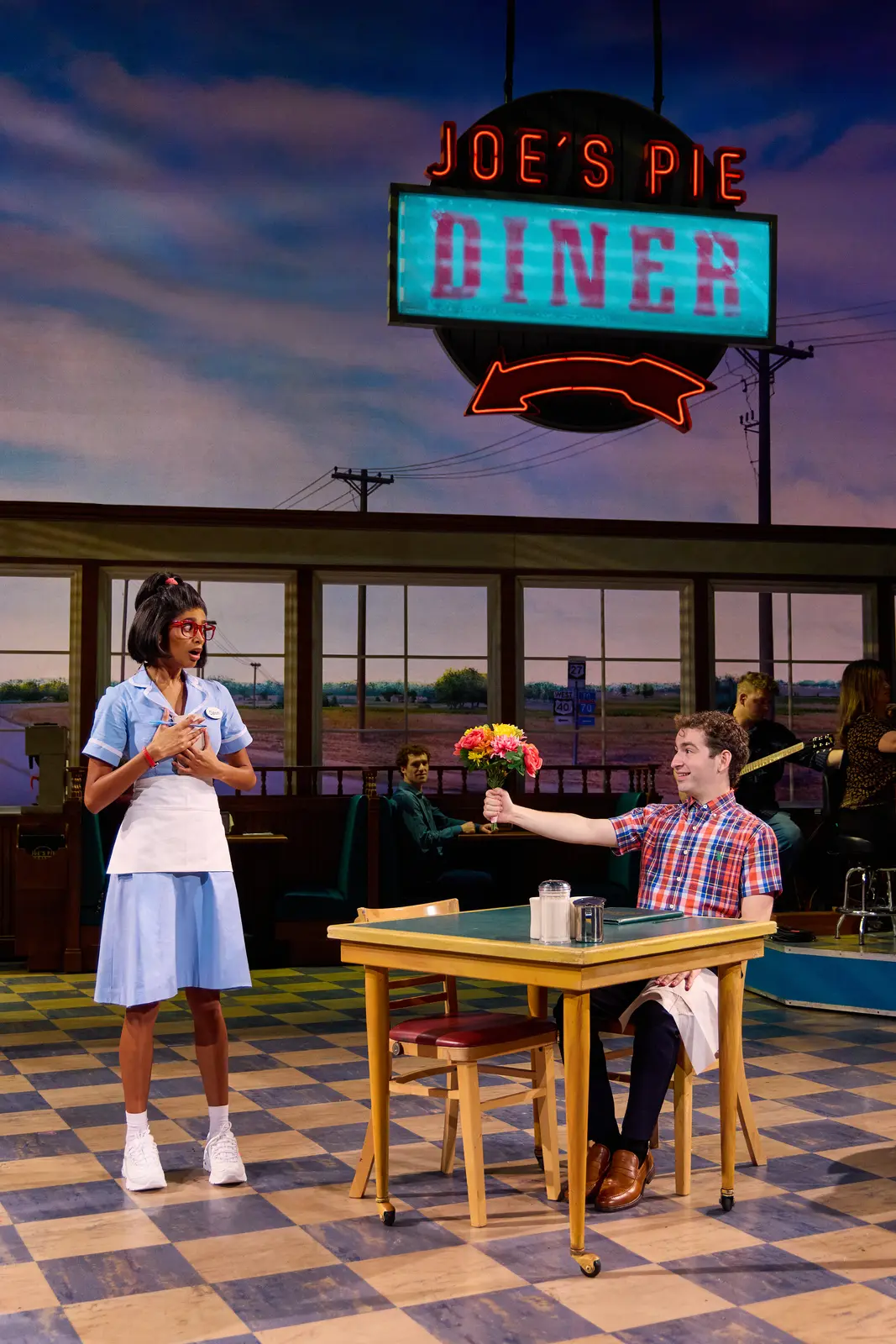 Becky Alex (Dawn) and Davey Fried (Ogie). Photo by Jeremy Daniel.