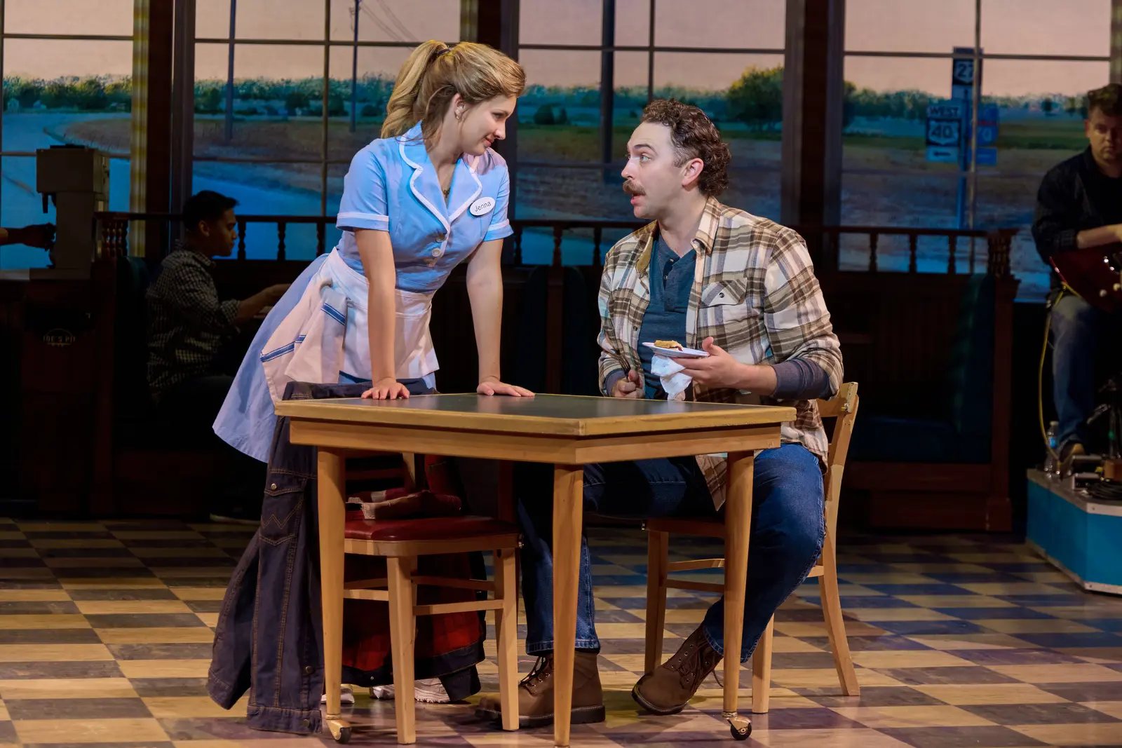 Samantha Lane Scruggs (Jenna Hunterson) and Anthony Cataldo (Earl). Photo by Jeremy Daniel.