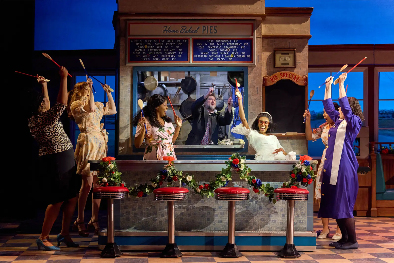WAITRESS 10th Anniversary Tour Company. Photo by Jeremy Daniel.